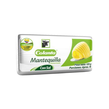 Mantequilla Colanta con Sal (125 g)