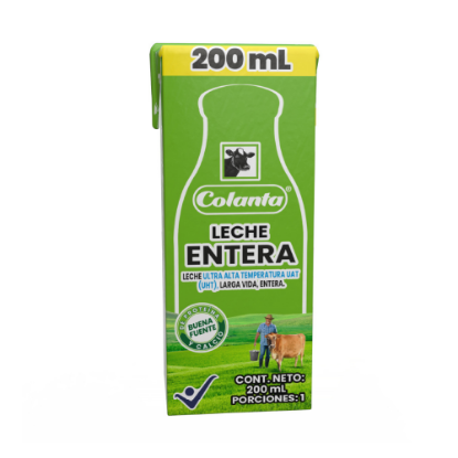 Leche Entera Colan Slim (200 ml)