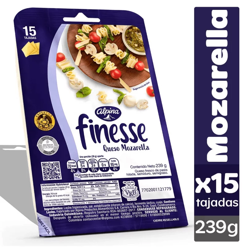 Queso Finesse 15 und (239 g)