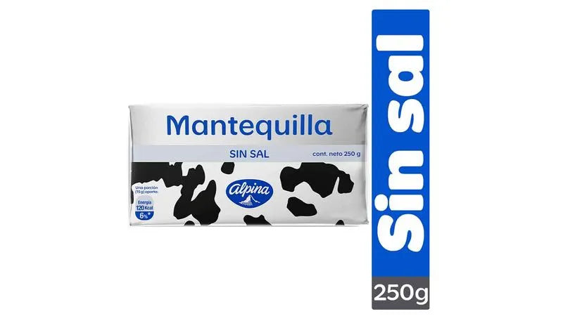Mantequilla sin Sal Alpina (250 g)