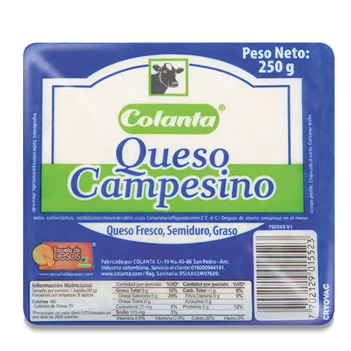 Queso Campesino Colanta (250 g)