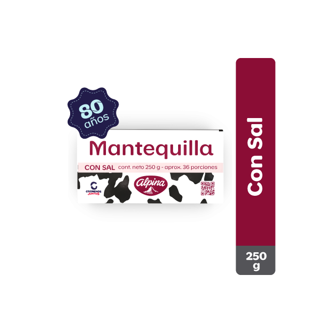 Mantequilla C/sal Alpina (250 g)