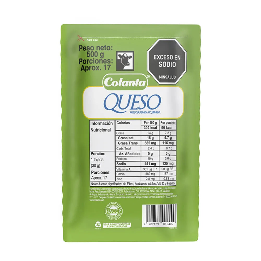 Queso Blanco Colanta (500 g)