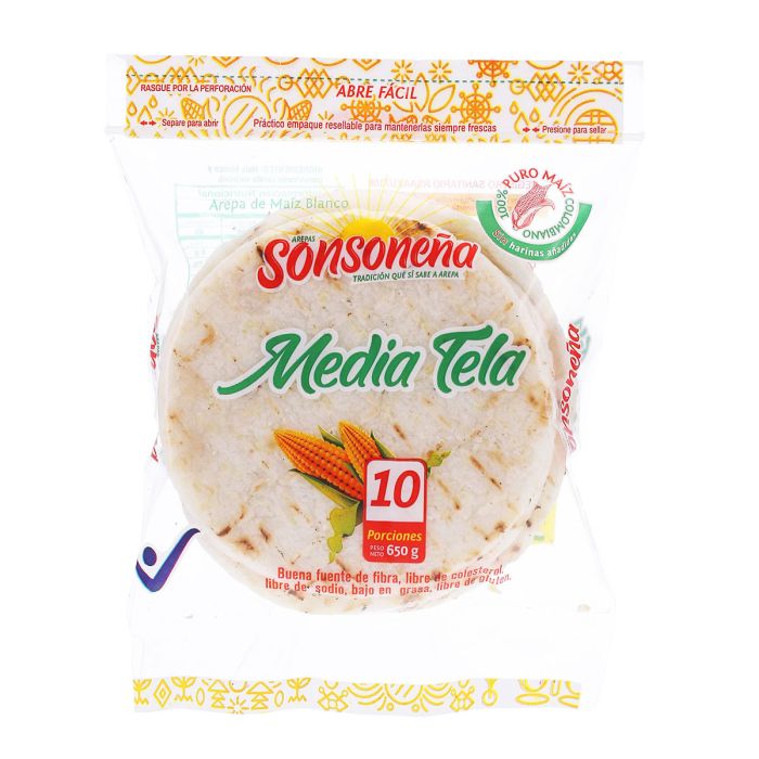 Arepa Blanca Media Tela 10 und (650 g)