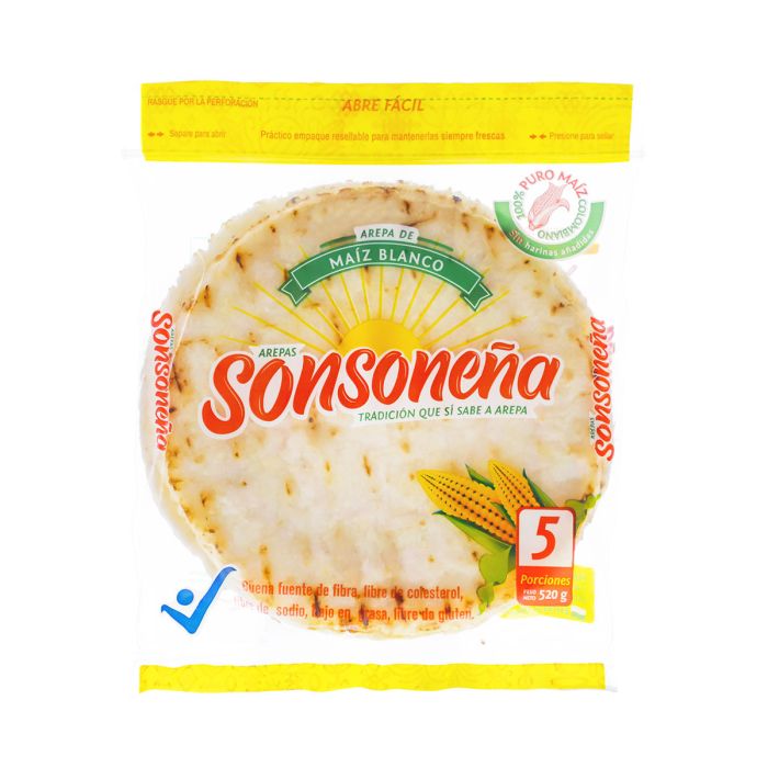 Arepa Blanca 5 und Sonsoneña (520 g)