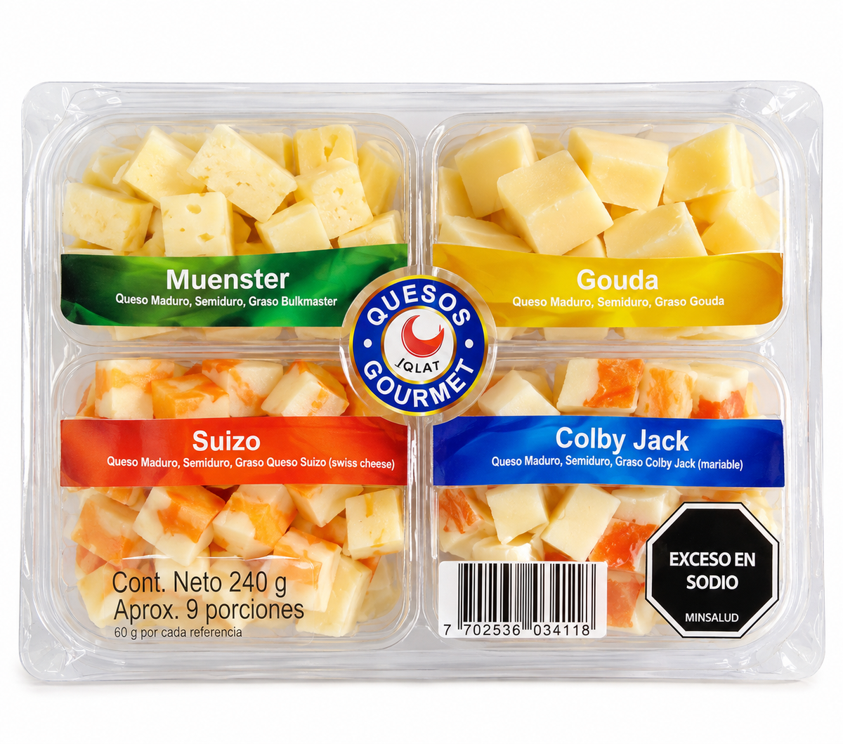Mix de Quesos en Cubitos (240 g)