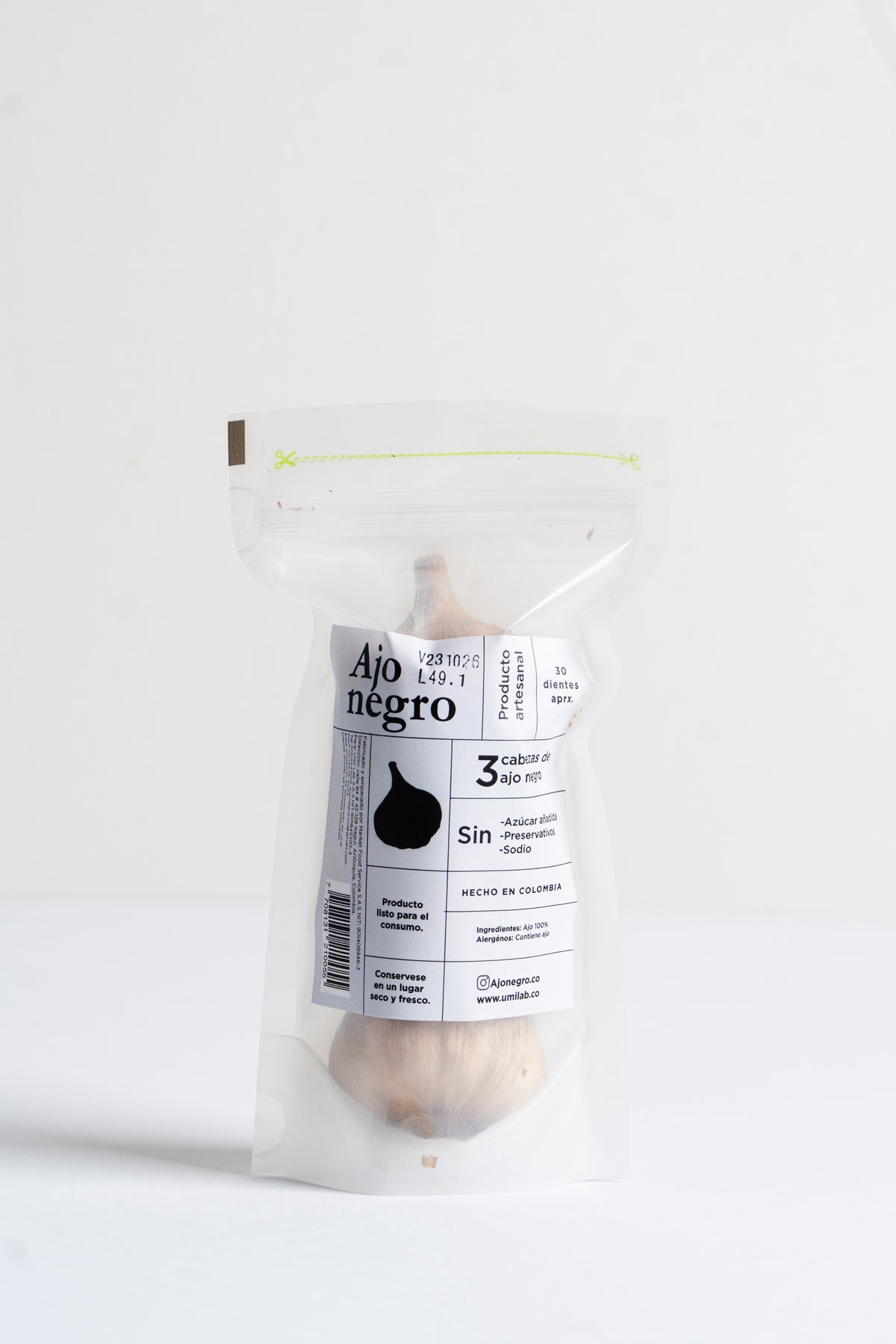 Ajo Negro (3 cabezas)