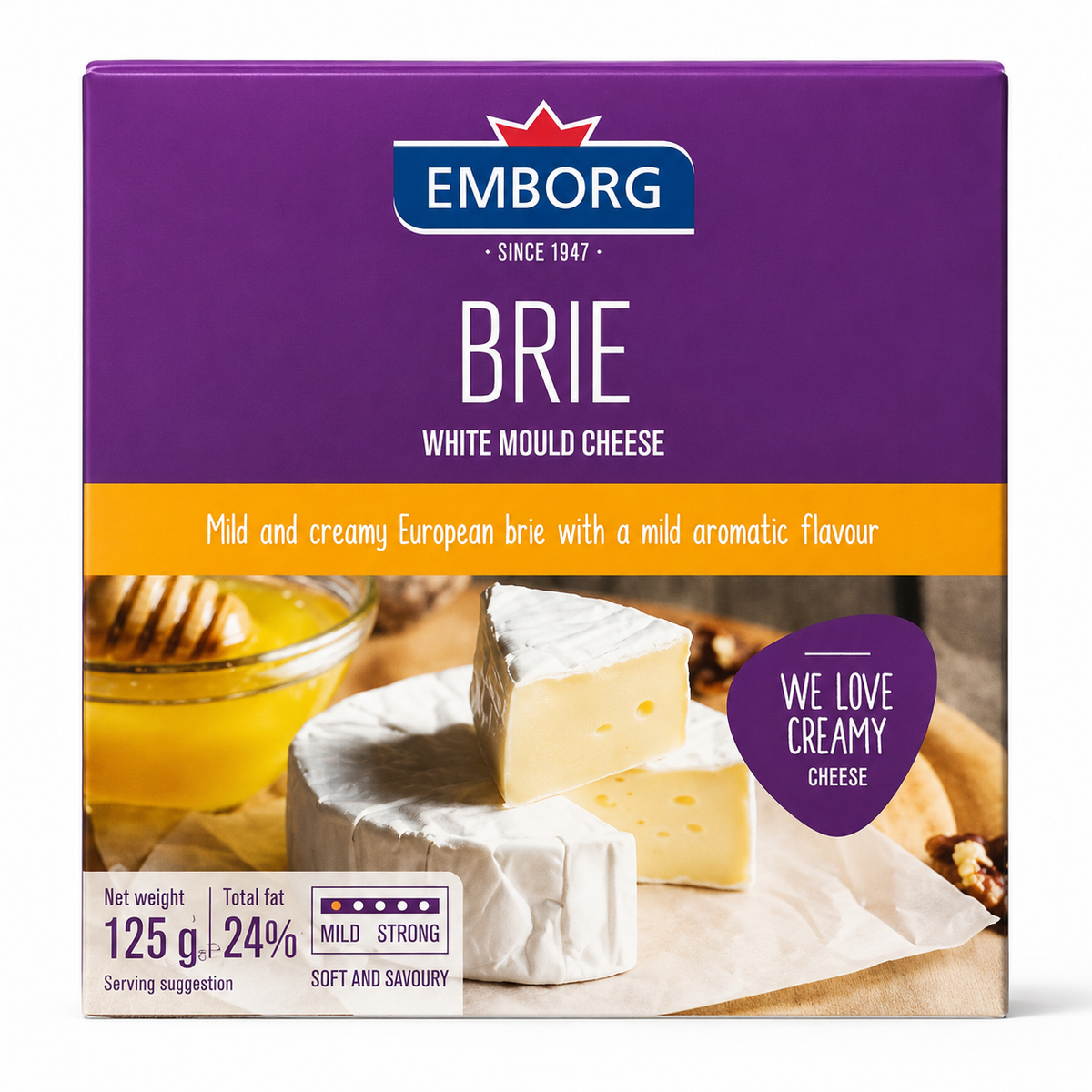 French Petit Brie Emborg (125 g)
