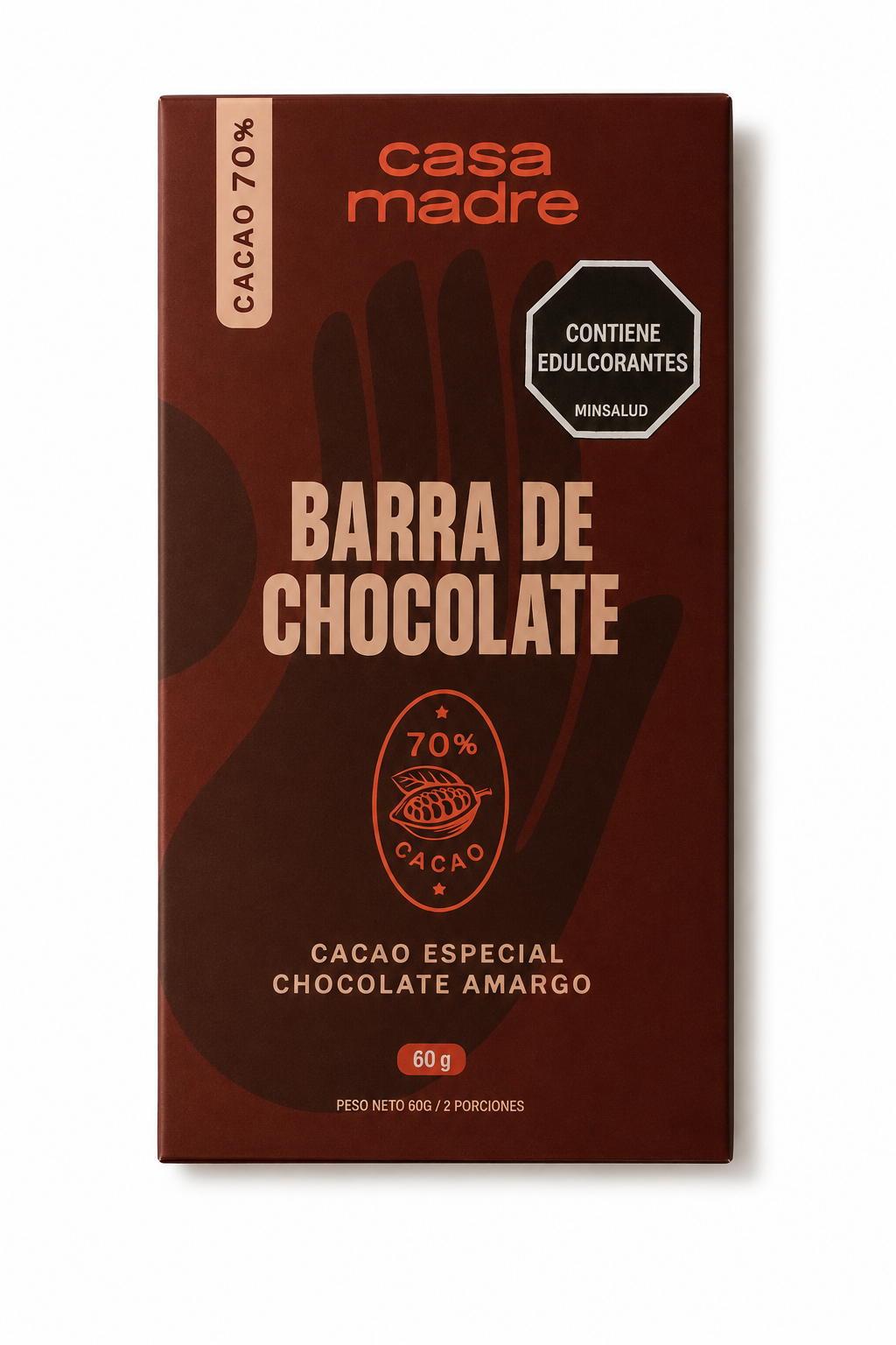 Barra Chocolate 70% Casa Madre