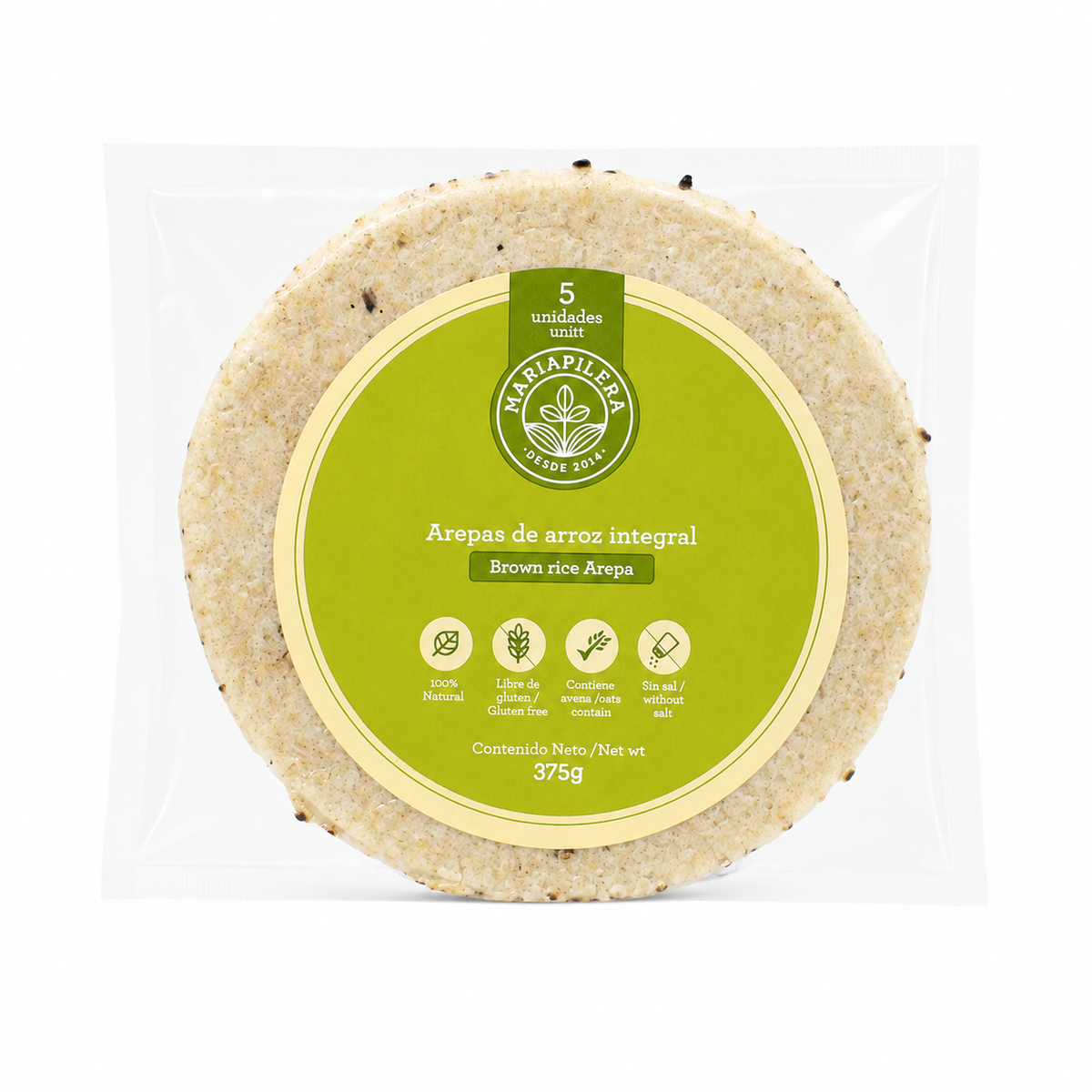 Arepa Arroz Natural Integral 5 und (375 g)