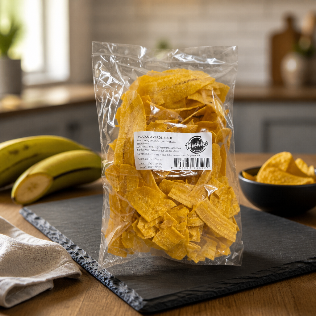 Platano Verde Mechips (300 g)