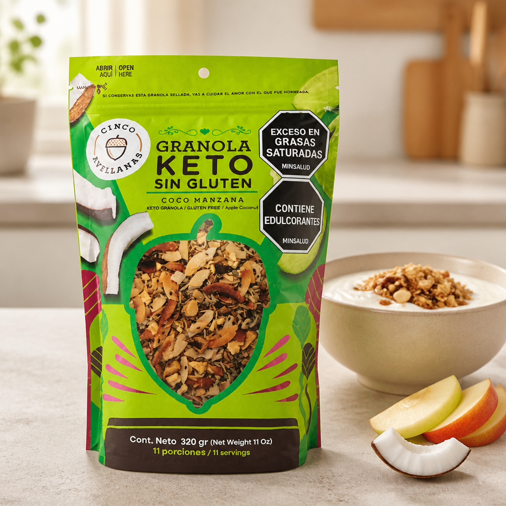 Granola Keto Coco Manzanna (970 g)