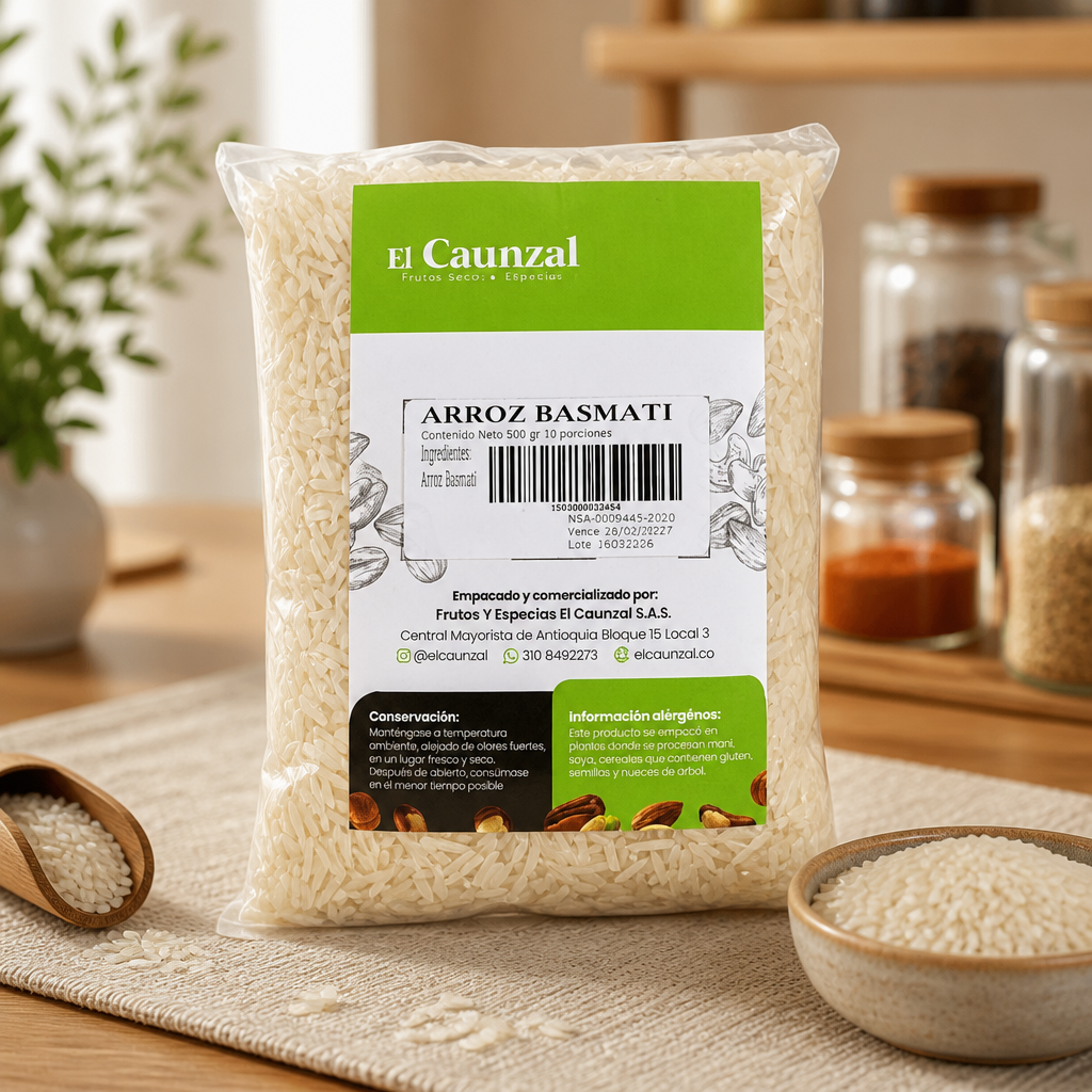 Arroz Basmati (500 g)