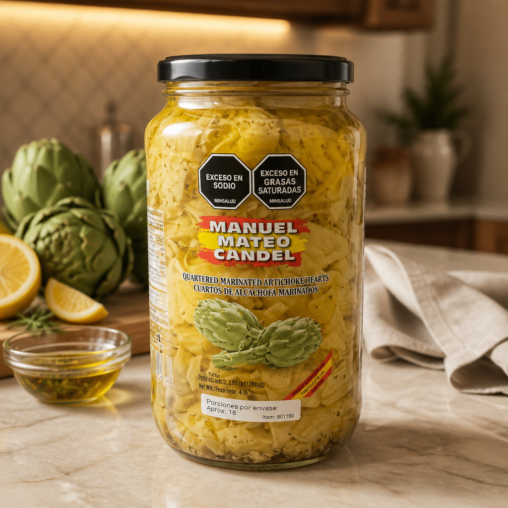 Alcachofas Marinadas Artichokes (910 g)