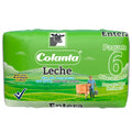 Leche Colanta Entera 6 bolsas (1000 ml)