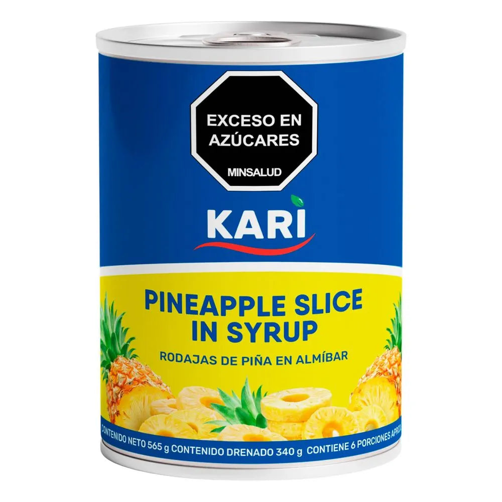 Rodajas De Piña En Almibar Kari (340 g)