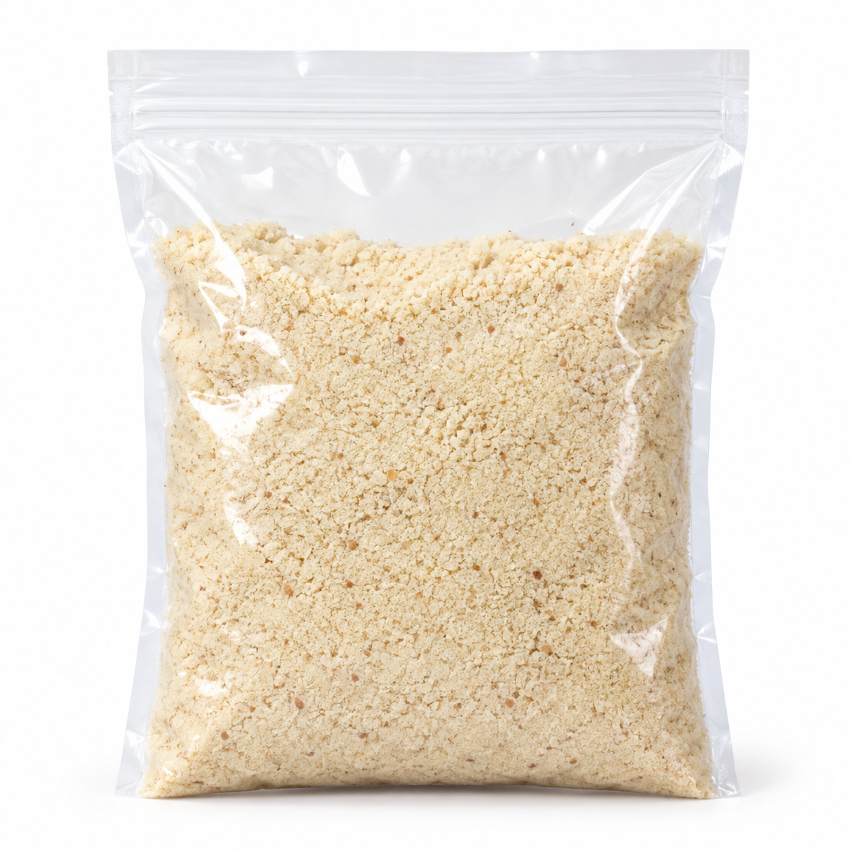 Almendra Molida (250 g) en bolsa transparente sin etiqueta