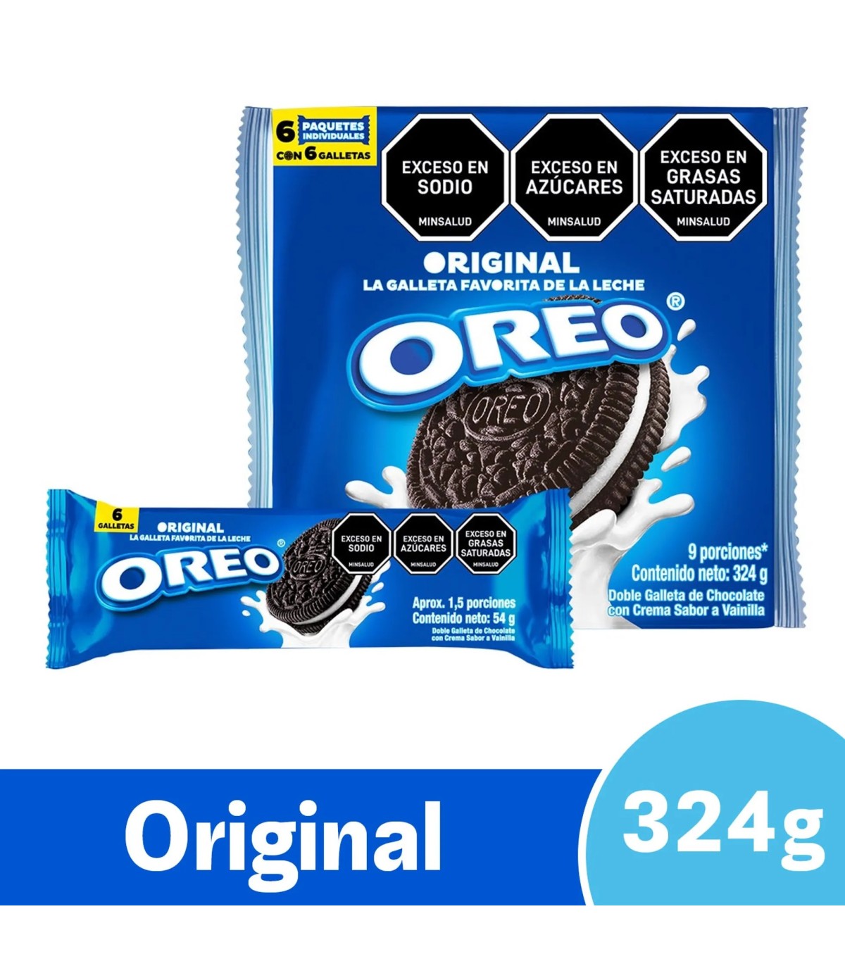 Galleta Oreo 6 und (324 g)